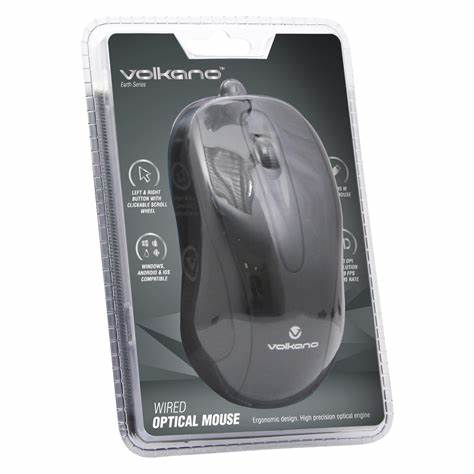 Volkano Earth Series Wired Mouse