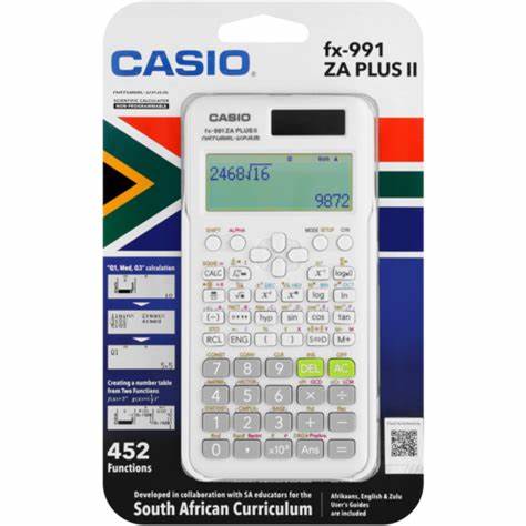 FX 991 ZA Plus II Casio Scientific 452 Function ' Text Book Display ' D/P