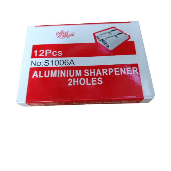 WEDGE TYPE S1006A METAL SHARPENER TWO HOLE ALLUMINIUM