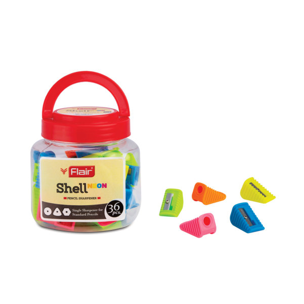 Flair Creative Shell Neon Pencil Sharpener