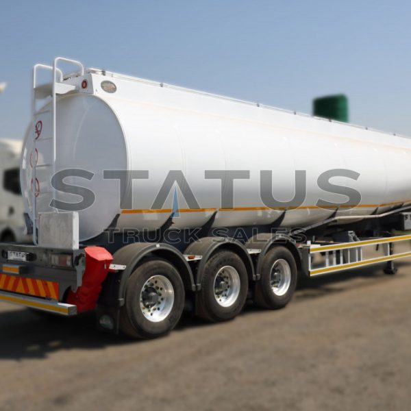 2014 GRW 50 000L Tri-Axle Aluminium Bridging Fuel Tanker Trailer