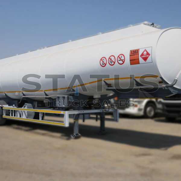 2014 GRW 50 000L Tri-Axle Aluminium Bridging Fuel Tanker Trailer
