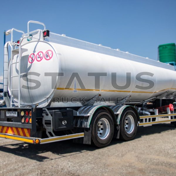 2011 GRW 28 000Lt 3-Axle Metered Drawbar Tanker Trailer