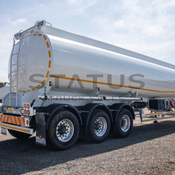 2015 Tank Clinic 50 000L Tri-Axle bridging  Aluminium Fuel Tanker Trailer