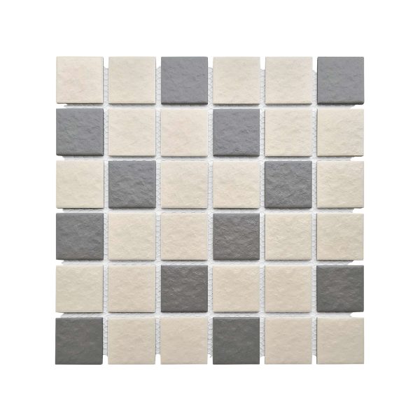 Porcelain Mosaic tiles Grey Mix