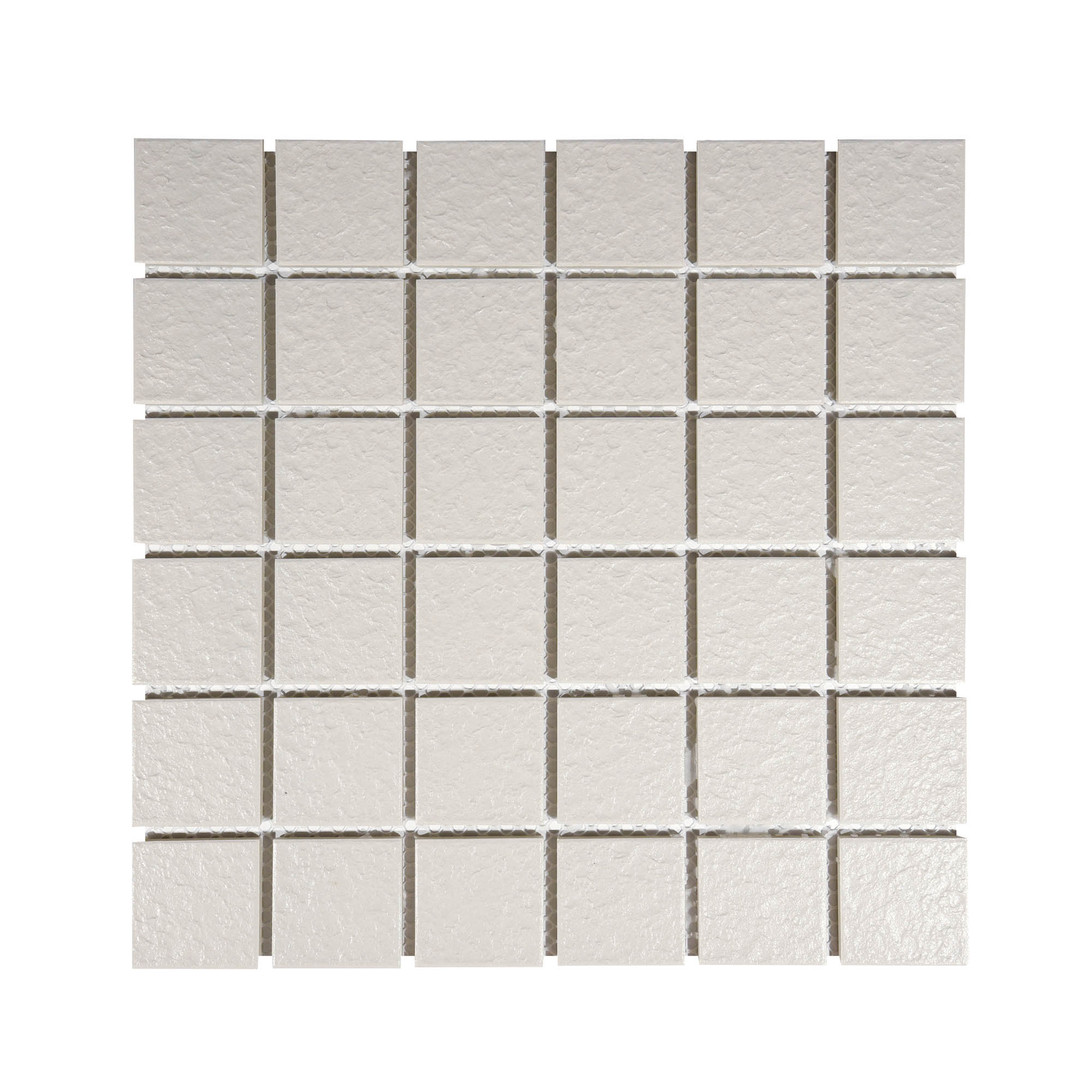 Porcelain Mosaic tiles Lace White