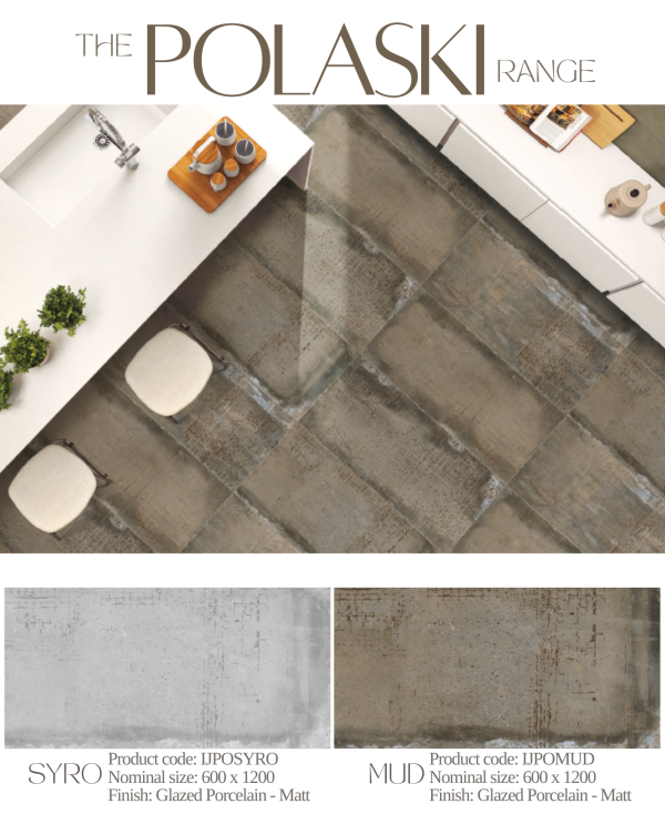 The Polanski range of Ceramic Tiles