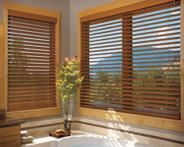 50mm Wood Venetians Blinds 600x600