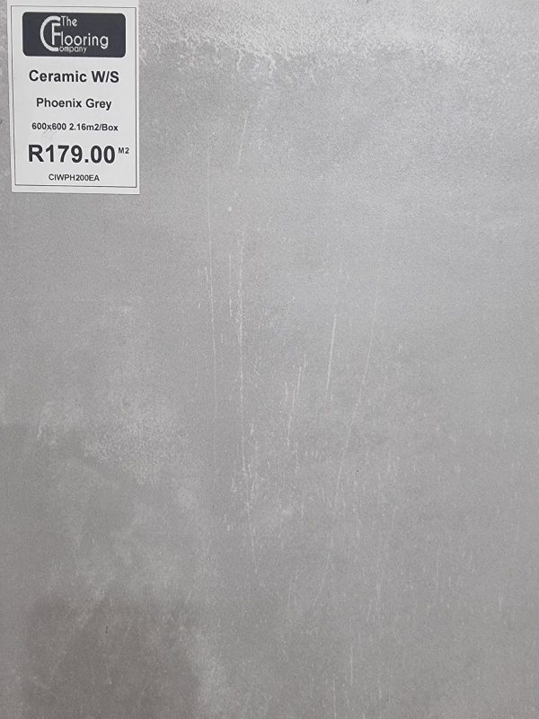 Tiles Phoenix Grey 600x600