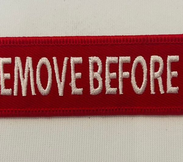 RBF KEYRING EMBROIDERED