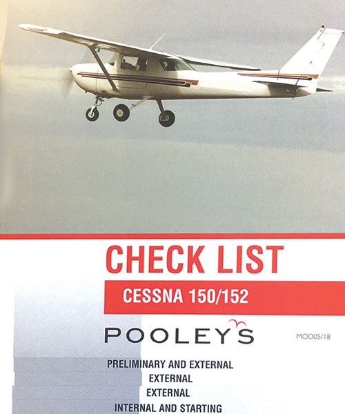 Pooleys Checklist - C150/152 (NCL020)