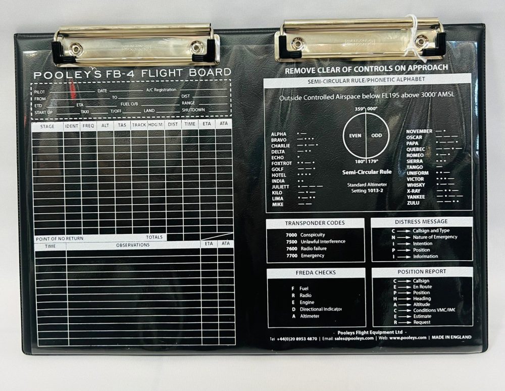 Pooleys FB-4 Kneeboard