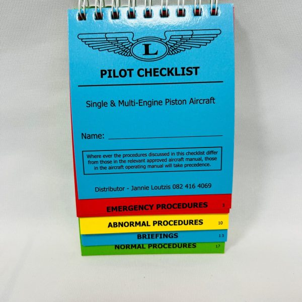 Checklist - Laminated *
