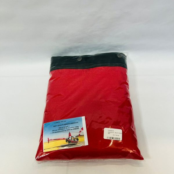 Windsock - Red & White (M) 600mm Diameter