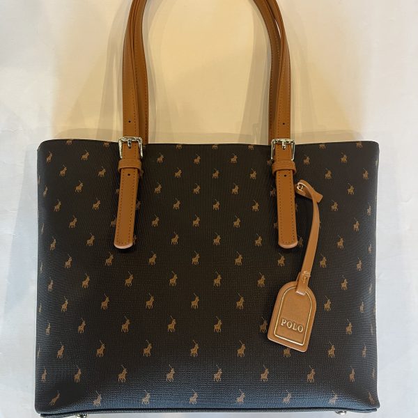 POLO MEDIUM TOTE BROWN