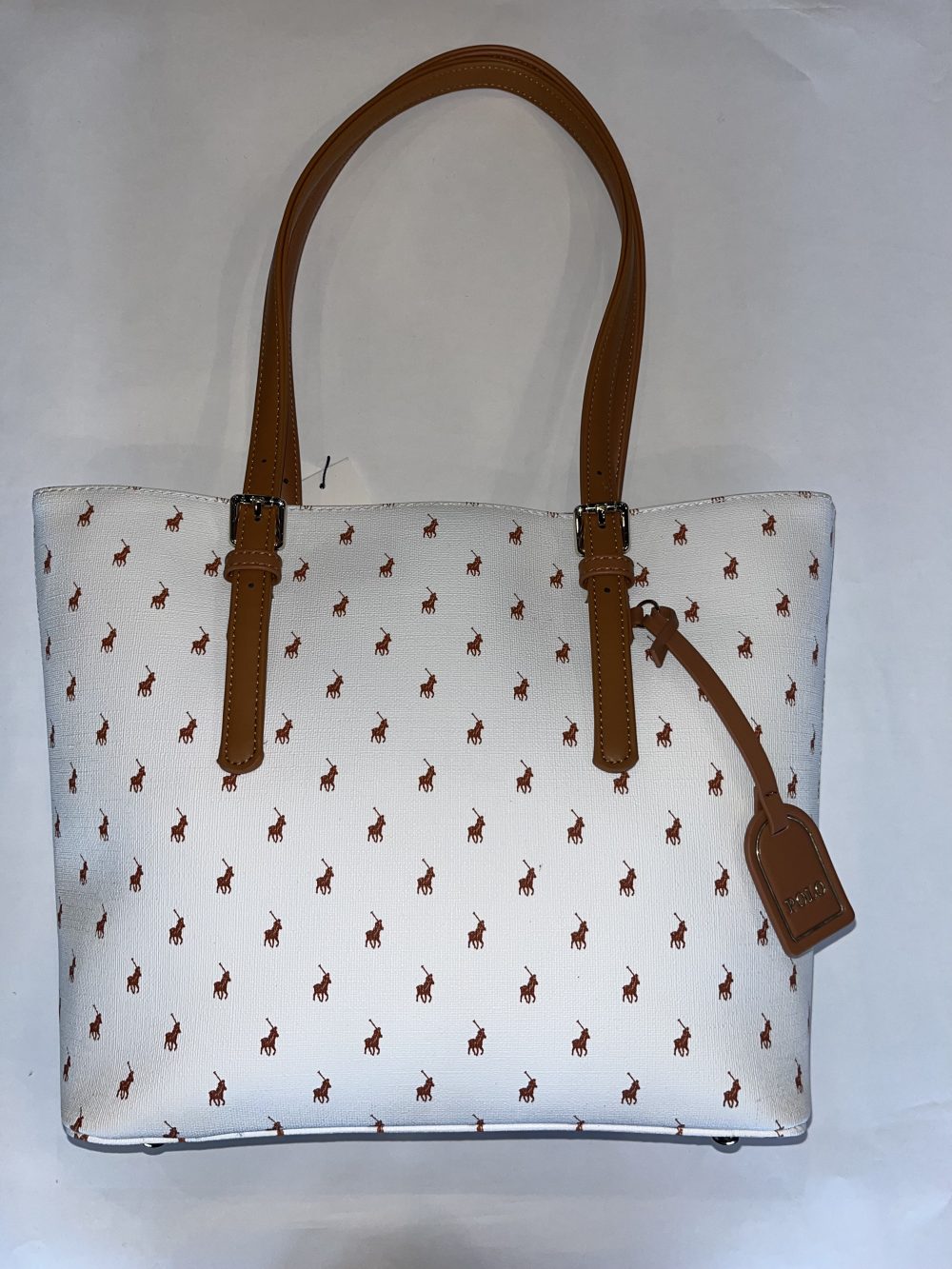 POLO MEDIUM TOTE WHITE