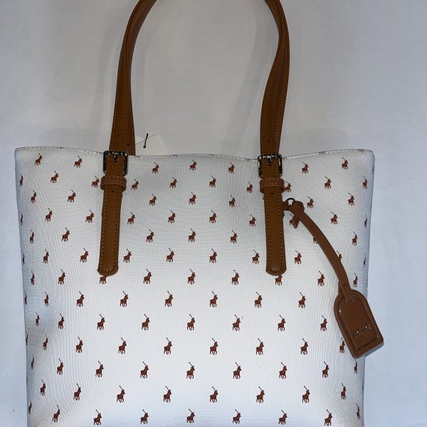 POLO MEDIUM TOTE WHITE