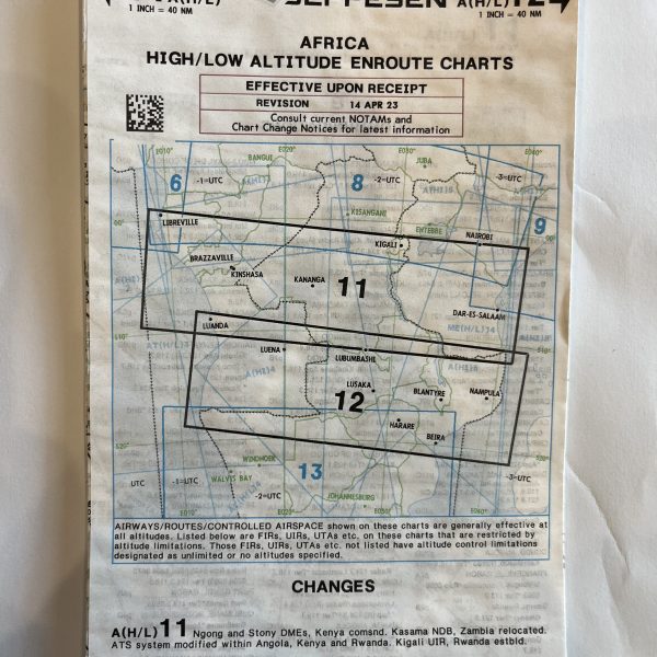 ENROUTE JEPPESEN CHART 11/12