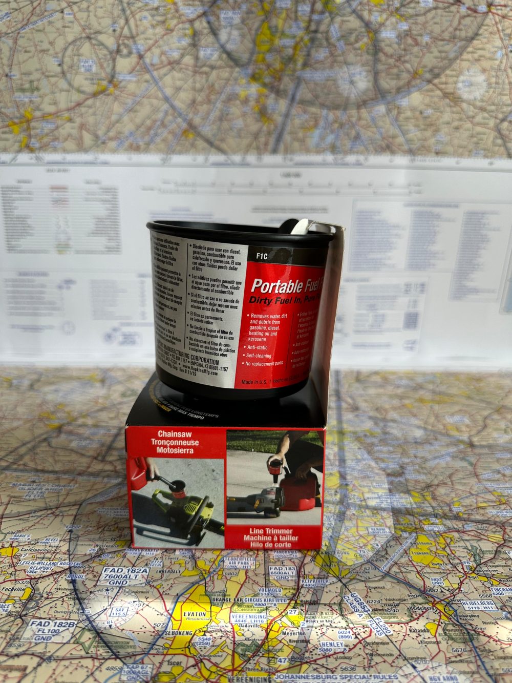 FUNNEL FUEL FILTER 2.5GPM
